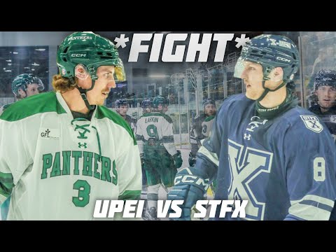 (*FIGHT*) StFX X-Men vs UPEI Panthers | *USPORT*