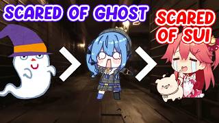 Miko & Inuchi are Scared of Suisei Instead of the Ghost
