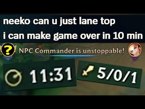 "i can make game over in 10 min if i can mid" (I deliver, almost)