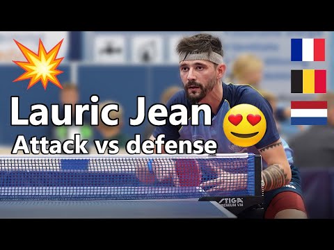 Lauric Jean 🔥 Best Moments Smash '70 - E&D Taverzo | Eredivisie #tafeltennis #tabletennis  #pingpong