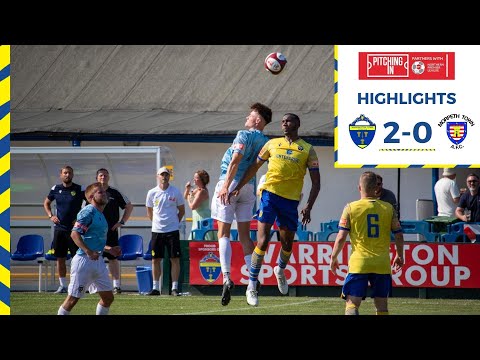 HIGHLIGHTS | Warrington Town 2-0 Morpeth Town