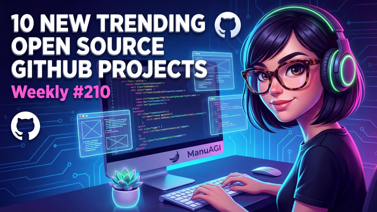 Trending Open-Source GitHub Projects This Week: AI Agents, Automation & Dev Tools #210