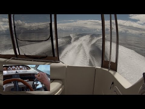 Boat Ride Back - Awesome Conditions! Sea Ray Sundancer