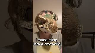 New dinosaur mask #furry #fursuit #theriangear #fursuithead #dinomask #mask