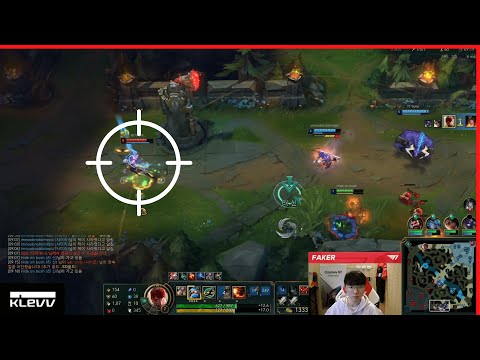 Faker shows us how to ward kick on Lee Sin