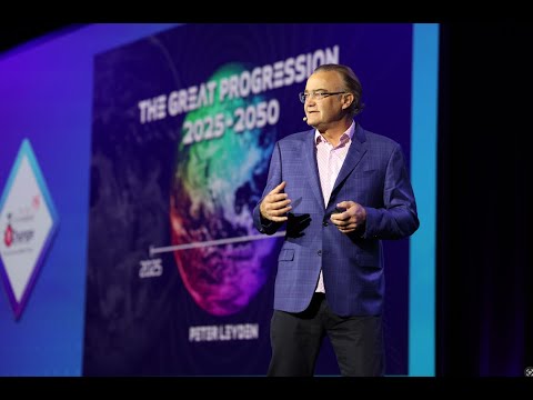 The Great Progression, 2025 to 2050, a Full Keynote on an AI & Clean Energy Future by Peter Leyden
