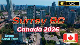 Surrey BC Canada Aerial Tour 