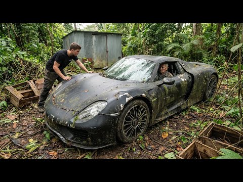 Thumbnail for Restoring Abandoned PORSCHE 918 SPYDER | $1600 DEAL | GRANDPA'S HIDDEN GARAGE by Porsche 918 Spyder