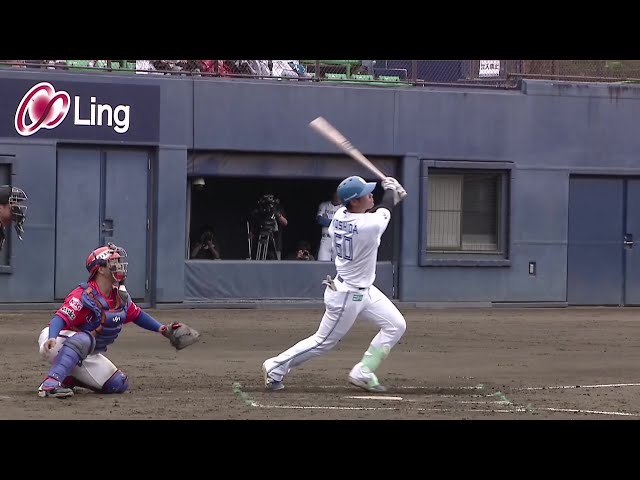 【ファーム】魅力的なパンチ力!! ファイターズ・吉田賢吾 本目2本目となる3ランホームラン!! 2025年6月14日 北海道日本ハムファイターズ 対 オイシックス新潟アルビレックスBC