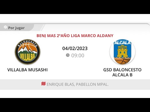 Benjamín masc 13 VILLALBA MUSASHI - GSD ALCALÁ