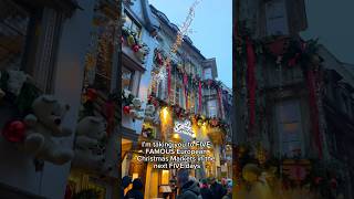 5 FAMOUS European Christmas Markets in 5 DAYS! 1: Strasbourg, France ✨ #christmas #europe #travel