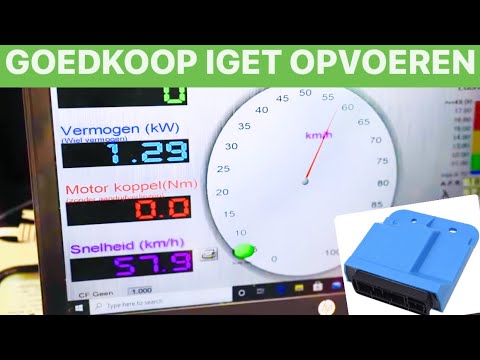 IGET SCOOTER OPVOEREN MET BLUE PERFORMANCE ECU