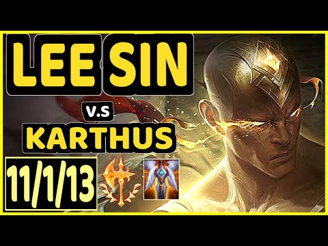 WARDEN (LEE SIN) vs KARTHUS - 11/1/13 KDA JUNGLE GAMEPLAY - EUW Ranked GRANDMASTER