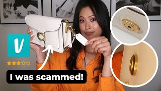 I WAS SCAMMED ON VINTED!! FAKE COACH TABBY 26 REVIEW