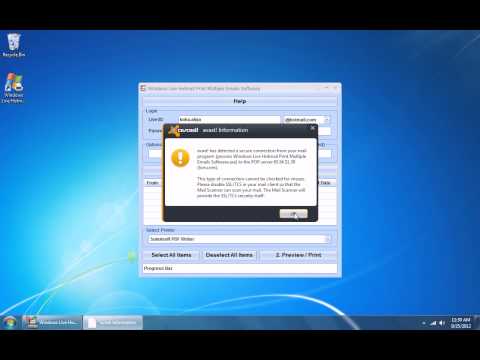 Outlook.com Hotmail Print Multiple Emails Software