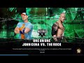 The Rock vs John Cena - Wrestlemania 40 WWE 2k24
