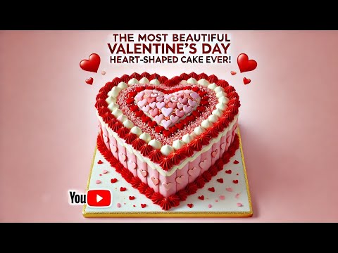 We Created the Most Beautiful Valentine’s Day Heart Cake!