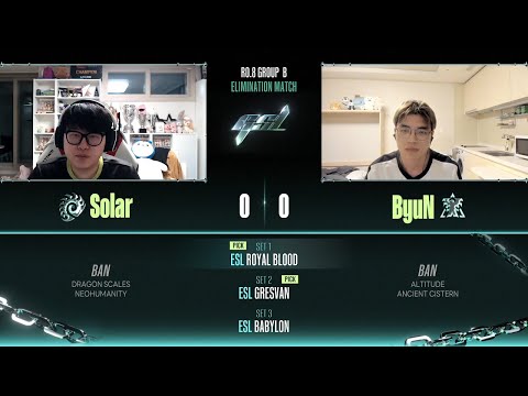 [2023 GSL S1] Ro.8 Group B Match4 Solar vs ByuN