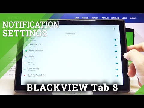 Change Notification Settings – Personalize Notifications on BLACKVIEW Tab 8