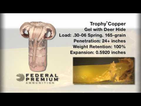 Bullet Performance: Federal Premium Trophy Copper Rifle