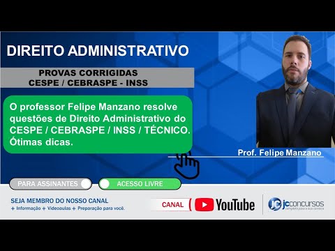 RESOLUÇÃO PROVA INSS 2016 TÉCNICO - DIREITO ADMINISTRATIVO - CADERNO ALGA