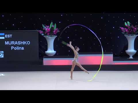 Miss Valentine 2019 Murashko Polina RG FIG Junior Ribbon Final EST