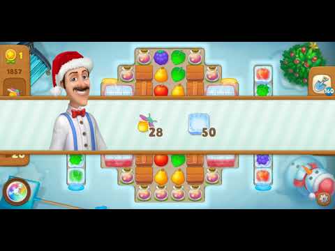 Gardenscapes Level 1857 Walkthrough "No Boosters Used"