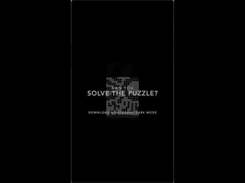 Nonograms Dark Mode Video