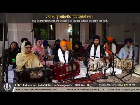 026 Bibi Satvinder Kaur Jee Chicago @ Indianapolis Oct. 2022 Raensabaayee Keertan Smaagam
