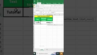 How to use FIND Formula in Excel| How to Use the FIND Function in Excel
