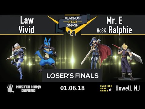 Platinum Star Smash 4 - Law + Vivid vs Mr. E + Ho3K | Ralphie - Loser's Finals