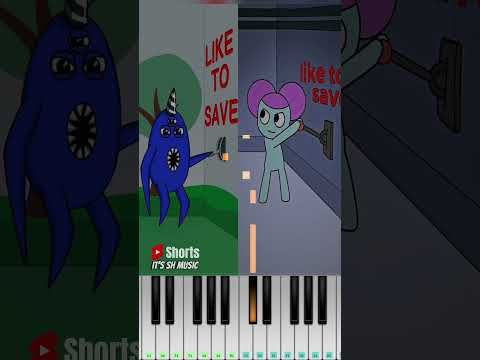 POMNI GET ABSTRACTED: LIKE for SAVE the Amazing Digital x Pibby @badmryogurt - Piano Tutorial