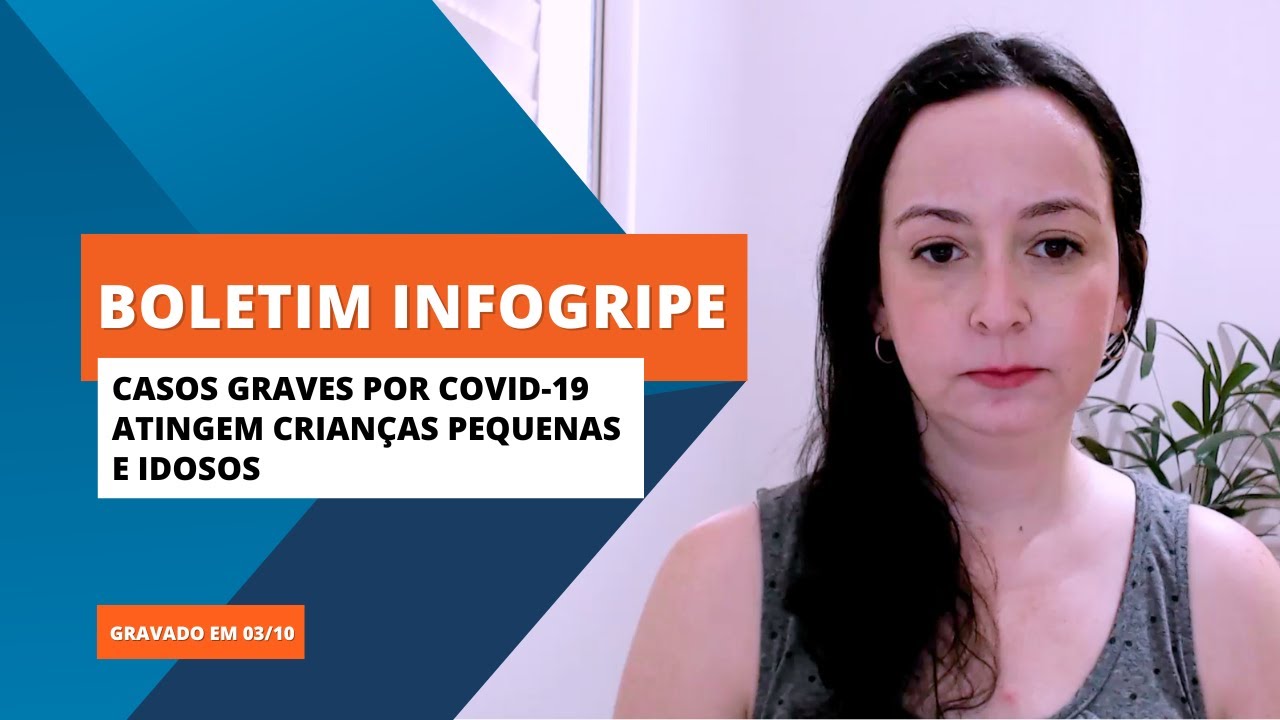 InfoGripe: casos graves por Covid-19 atingem principalmente crianças pequenas e idosos