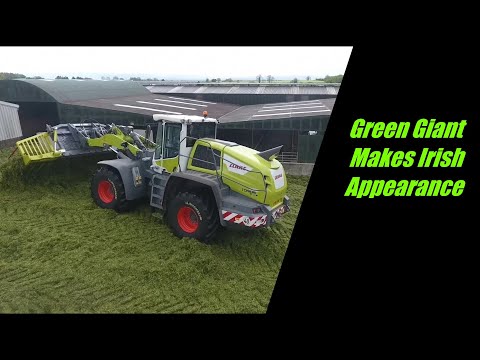 Silage 2019 : Irish Debut for Green Giant : Claas Torion 1812