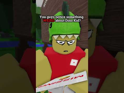 There is something WEIRD about Dino Kid in Roblox 99 Nights in the Forest..