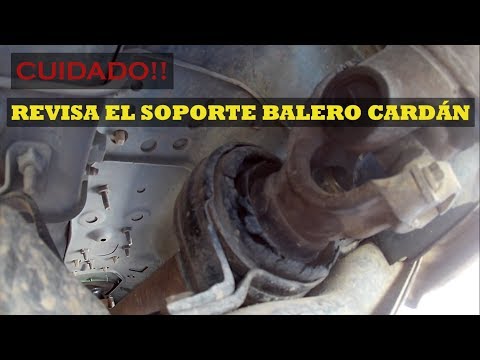 Damaged Cardan Bearing Support How to Change It