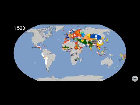 The world timeline of national flags 1019-2022