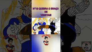 N°18 QUEBRA O BRAÇO DE VEGETA!!! #dragonball #anime #flipaclip #shorts #memes #dbz #animation