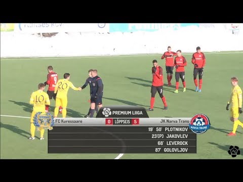 02. voor 2018: FC Kuressaare - JK Narva Trans 0:5 (0:2)