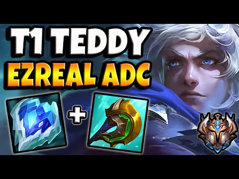 T1 Teddy EZREAL vs VARUS [ ADC ] Patch 11.11 Ranked Korea ✅
