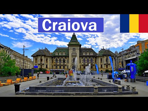 🇷🇴 Romania, CRAIOVA Walking Tour 2024 [4K]