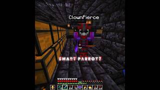 ParrotX2 Escapes ClownPierce...💀 || #minecraft #edit #shorts