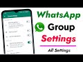 WhatsApp Group Settings Kaise Kare Group Setting On WhatsApp