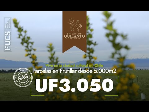 Brisas de Quilanto| Parcelas en Frutillar con Vista al Lago y los Volcanes. Desde UF 3.050