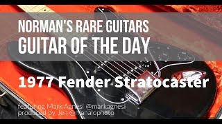 Video thumbnail for 1977 Fender Stratocaster w/ Hang Tags | Guitar of the Day by Normans Rare Guitars