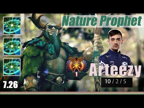 Carry Nature Prophet by Arteezy TP Everywhere Dota 2