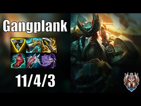 EXCEL Finn Gangplank vs Shen TOP - Patch 12.14 euw1 CHALLENGER