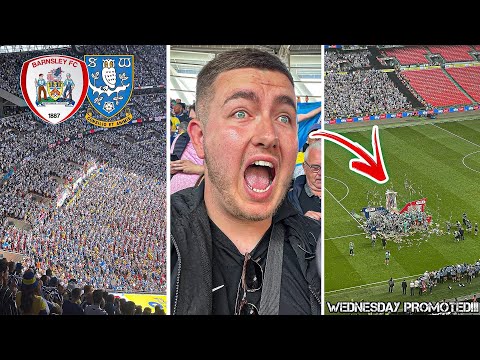 BARNSLEY VS SHEFFIELD WEDNESDAY | 0-1 | 45,000 FANS ERUPT IN 123RD MINUTE AS WEDNESDAY SCORE!!!