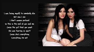 The Veronicas - Everything I&#39;m Not (Lyrics on screen)