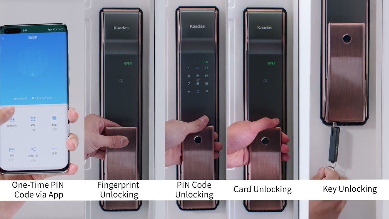 Scenarios Introduction | Kaadas K9-5W Wi-Fi Smart Lock